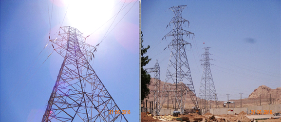 پروژه خط انتقال 132 کیلوولت کارخانه جهان فولاد بردسیر