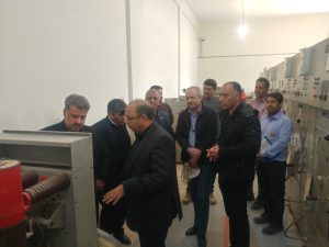 بازدید آقای دکتر رجبی مشهدی مدیر عامل شرکت توانیر و مدیران عامل صنعت برق استان کرمان از روند پیشرفت طرح توسعه و افزایش ظرفیت پست۱۳۲ کیلوولت زنگی آباد کرمان